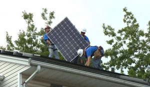 Solar Installers Working