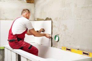 Bathroom renovation process