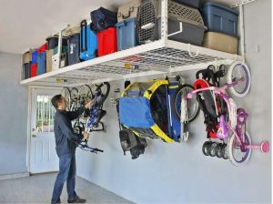 Example of handy hooks in shed