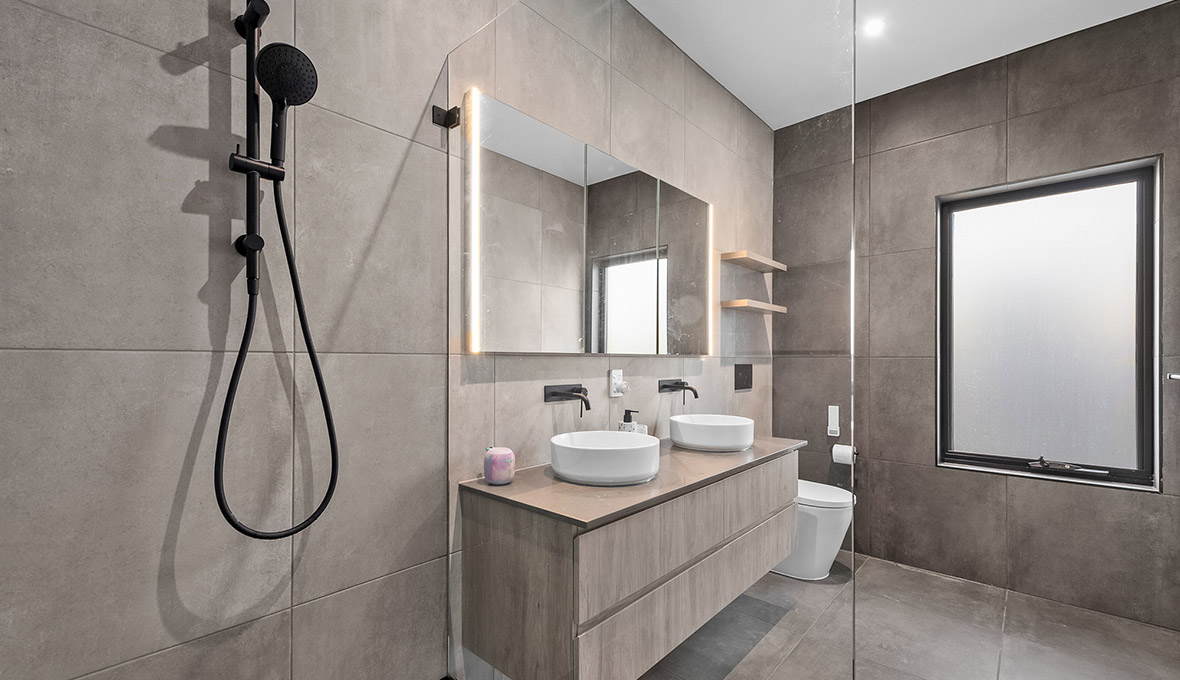 bathroom renovated